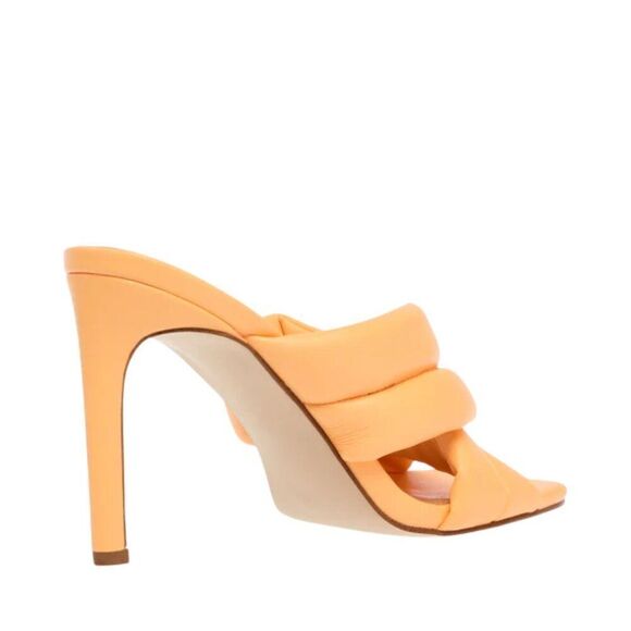 Steve Madden Women's Tenacity quilted high heel sandal Peach Size US 9 NWOB - Picture 4 of 9